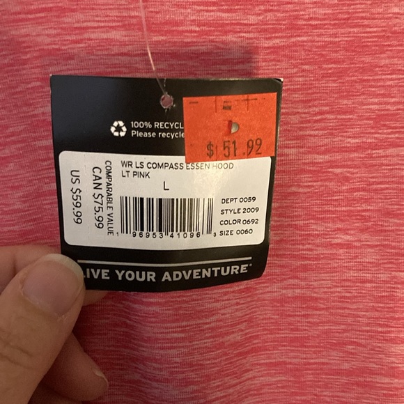 Eddie Bauer Compass Hoodie NWT - Picture 5 of 5